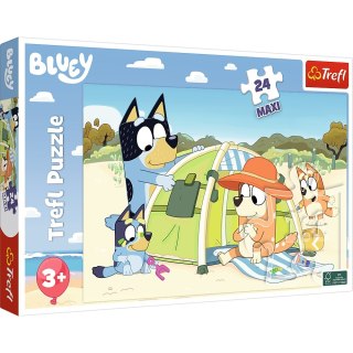 PUZZLE 24 ELEMENTY MAXI WSPANIAŁY DZIEŃ BLUEY TREFL 14357 TR TREFL