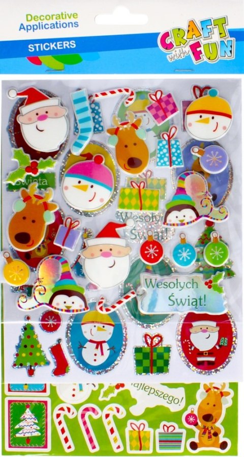 ADHESIVOS NAVIDEÑO MIX CRAFT CON DIVERSIÓN 438609