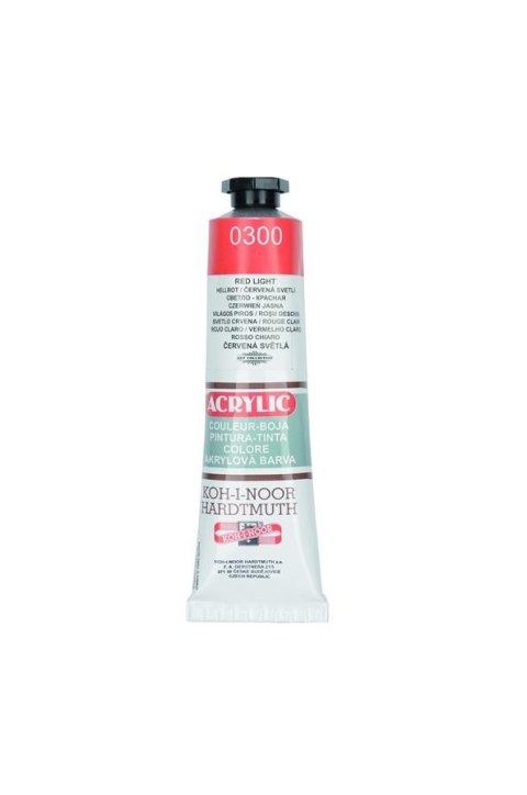 PINTURA ACRÍLICA ROJA EN TUBO 40ML KOH-I-NOOR 162714