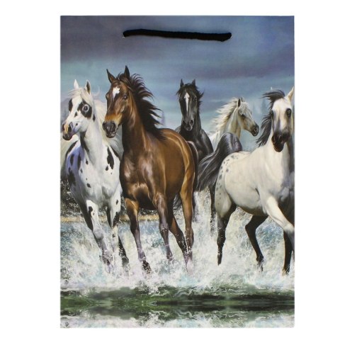 BOLSA DECORATIVA CABALLOS 15X24 CM PACK 12 UDS. W&K JYWK500S