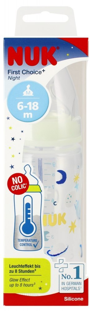 NUK BUTELKA PP 300ML 6-18M FC NIGH 10741142 1/6 NUK