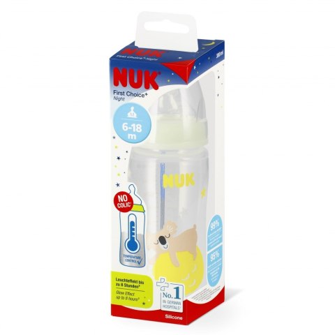 NUK BUTELKA PP 300ML 6-18M FC NIGH 10741142 1/6 NUK