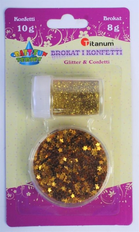 BROKAT SYPKI 8G KONFETTI 10G ZLO 307631 B/C HASTA