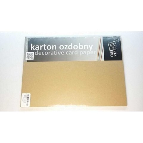 KARTON OZDOBNY A4 BEŻOWY KRAFT 275G GALERIA PAPIERU 204422 ARGO