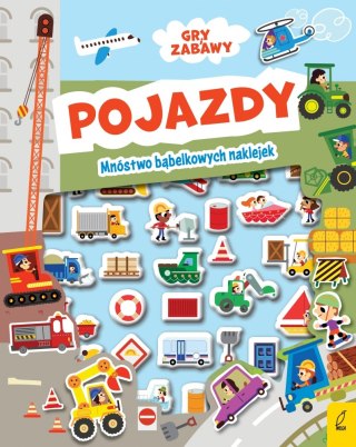 KSIĄŻECZKA EDUKACYJNA 215X270 POJAZDY NAKLEJKI FOKSAL 095380 FOK FOKSAL