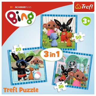 PUZZLE 3W1 ZABAWY Z PRZYJACIÓŁMI TREFL 34851 TR TREFL