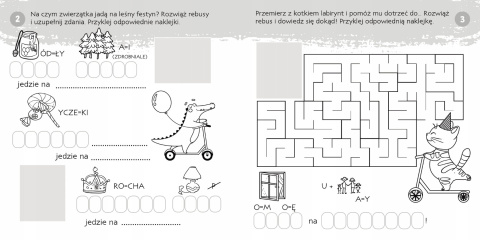 Libro de jugadas educativas 'Adivinar-pegar. Rebusy' - Desarrollando Diversión para Niños 4+