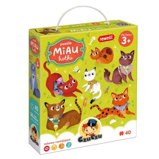 CZUCZU PUZZLE MIAU KOTKI 40EL BRIGHT JUNIOR MEDIA