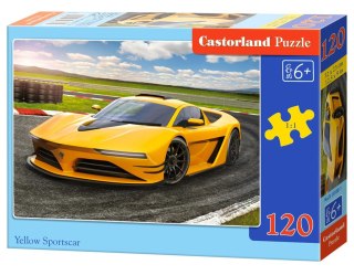 PUZZLE 120 ELEMENTÓW YELLOW SPORTSCAR CASTORLAND B-13500 CASTOR