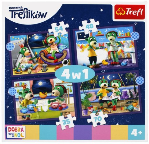 PUZZLE 4W1 TREFLIKI PRZED SNEM PUD TREFL 34399 TREFL