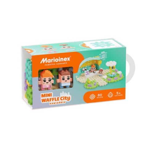 KLOCKI KONSTRUKCYJNE 80 ELEMENTÓW WAFLE MINI KAWIARNIA MARIO-INEX 903186 MX MARIO-INEX