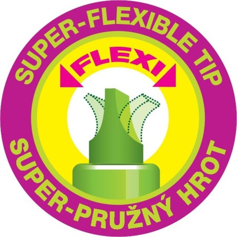 ZAKREŚLACZ CENTROPEN "FLEXI" 8542/52 POMARAŃCZOWY CENTROPEN