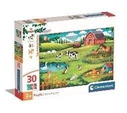 PUZZLE 30 ELEMENTÓW ANIMAL FARM NOLI CLEMENTONI 20286 CL CLEMENTONI