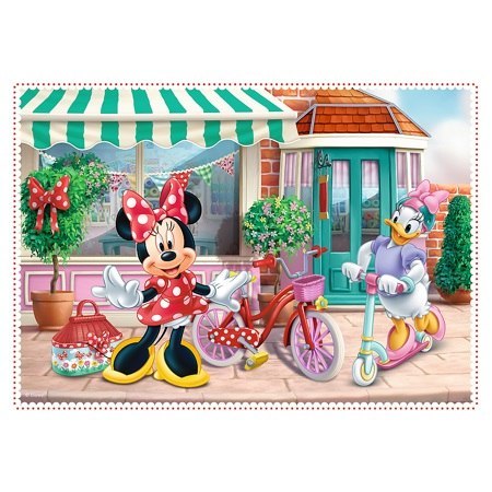 PUZZLE 4EN1 MINNIE CON AMIGOS TREFL 34355