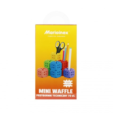 KLOCKI KONSTRUKCYJNE WAFLE MINI 70EL PRZYBORNIK MARIO-INEX 905746 MARIO-INEX