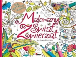 KSIĄŻECZKA EDUKACYJNA 26X25 CM MALOWANY ŚWIAT ZWIERZĄT MOREX 813594 MOR MOREX