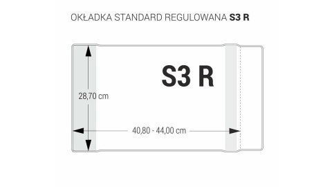 OKŁADKA REGULOWANA S3 - 287 BEZBARWNA BIURFOL OZB-53 BIURFOL