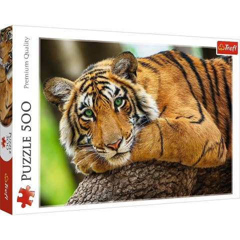 PUZZLE 500 ELEMENTÓW PORTRET TYGRYSA TREFL 37397 TR TREFL