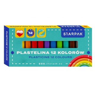 PLASTELINA 12KOL SCHOOL STK PUD 1/40 STARPAK