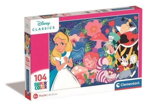 PUZZLE 104EL DISNEY ALICE PUD CLEMENTONI 25748 CLM CLEMENTONI