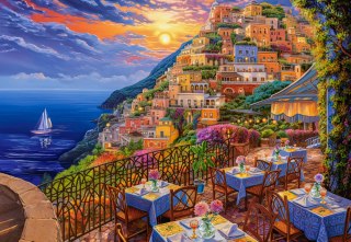 PUZZLE 1500 EL. ROMANTIC POSITANO EVENING CASTORLAND C-152209 CASTOR