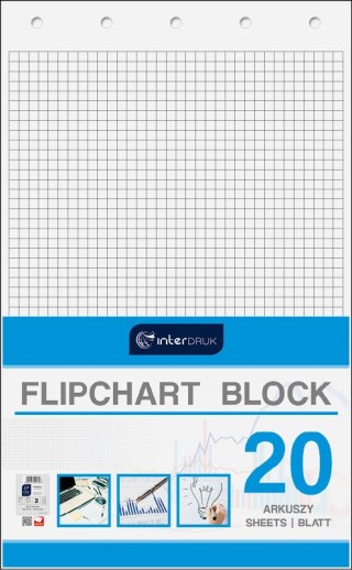 BLOK DO FLIPCHARTA 640X1000/20K KRAT INT INTERDRUK