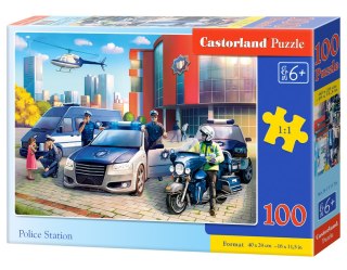 PUZZLE 100 ELEMENTÓW POLICE STATION CASTORLAND B-111176 CASTOR