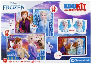 PUZZLE 2W1 MEMO KLOCKI FROZEN CLEMENTONI 18292 CLM CLEMENTONI