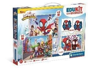 PUZZLE 2W1 MEMO KLOCKI SPIDEY CLEMENTONI 18295 CLM CLEMENTONI