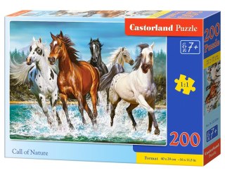 PUZZLE 200 ELEMENTÓW CALL OF NATURE CASTORLAND B-222056 CASTOR