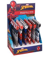 DŁUGOPIS ŚCIERALNY AUTOMATYCZNY 0.5 SPIDERMAN COOLPACK OP.36 SZT. PATIO 54007PTR PATIO