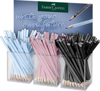 OŁÓWEK SPARKLE HARMONY DISPLAY 144 SZT. JASNONIEBIESKI, RÓŻOWY, CZARNY FABER-CASTELL FABER-CASTELL