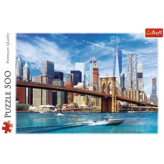 PUZZLE 500 ELEMENTÓW WIDOK NA NOWY YORK TREFL 37331 TR TREFL