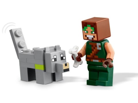 KLOCKI KONSTRUKCYJNE MINECRAFT TWIERDZA LEGRO 21261 LEGO