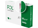 PolJet A4 Papel Fotocopiadora 80g - Clase A, Paquete de 500 Hojas