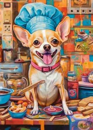 PUZZLE 120 EL. DOG CHEF CASTORLAND B-13579 CASTOR