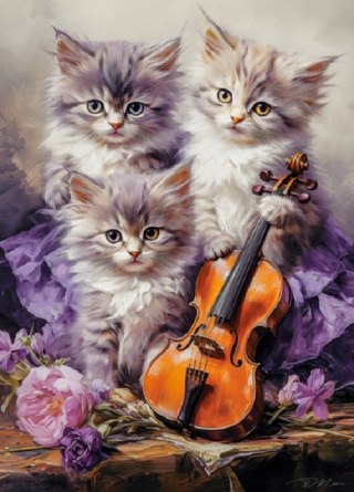 PUZZLE 260 EL. MUSICAL KITTENS CASTORLAND B-27613 CASTOR