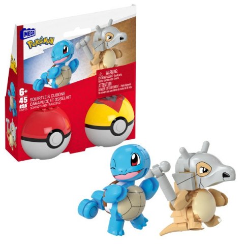 MBL POKEMON POKEBALL SQUIRTLE I CUBONE HXP15 WB3 MATTEL