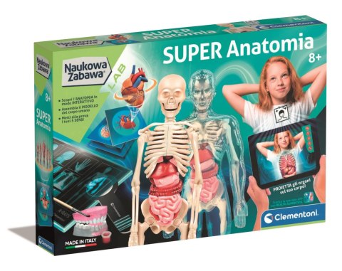 ZESTAW KREATYWNY SUPER ANATOMIA CLEMENTONI 50919 CLM CLEMENTONI