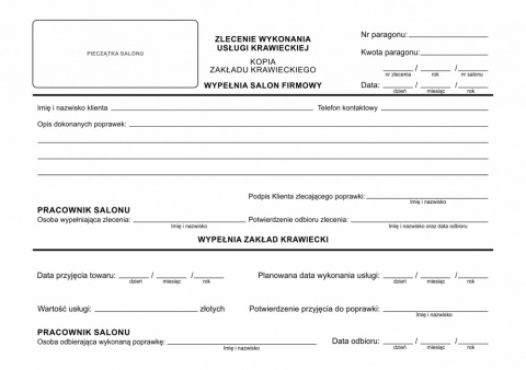 PEDIDO DE IMPRESIÓN PARA SERVICIOS DE CONFECCIÓN A5 PAPIRO