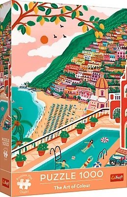 PUZZLE 1000 ELEMENTY PREMIUM POSITANO WŁOCHY TREFL 10895 TR TREFL