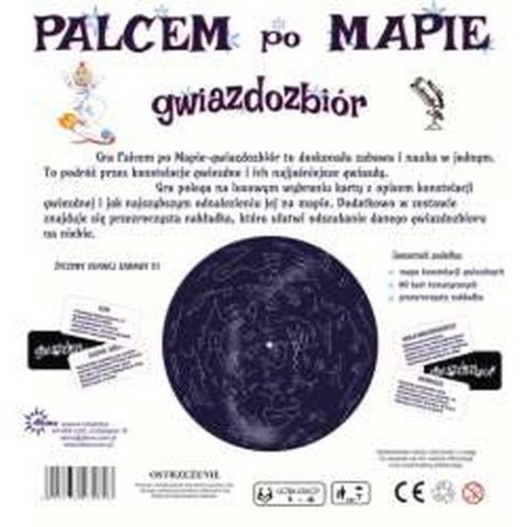 GRA PALCEM PO MAPIE-GWIAZDOZBIÓR ABINO 272823 ABINO