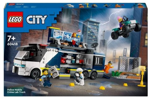 KLOCKI KONSTRUKCYJNE LEGO POLICYJNA CIĘŻARÓWKA LEGO 60418 LEGO