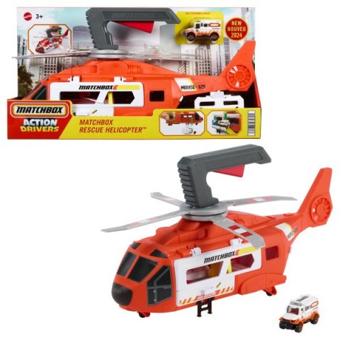 MB HELIKOPTER RATUNKOWY 40CM HXM74 WB2 MATTEL