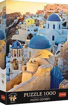 PUZZLE 1000 ELEMENTÓW PREMIUM OIA SANTORINI TREFL 10853 TR TREFL