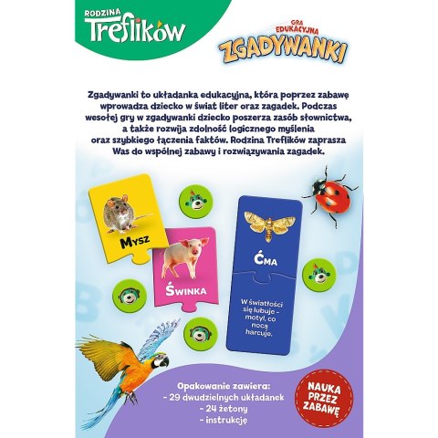 JUEGO DEL ALFABETO MISTERIOSO TREFLIK FAMILY TREFL 02338 TREF