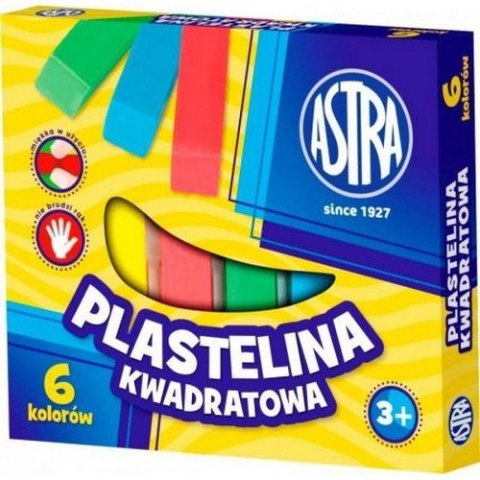 PLASTICINA 6 COLORES CUADRADO ASTRA 83811908