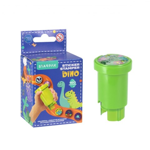 STEMPEL Z NAKLEJKAMI DINO 160 S-BOO PBH 12/96 STICKERBOO-NAKLEJKI