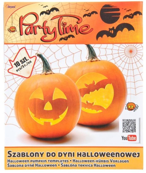 SZABLON DO DYNI HALLOWENOWEJ PAP KPL10SZT PBH ARPEX