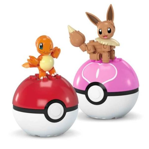 MBL POKEMON POKEBALL CHARMANDER I EEVEE JCR81 W3 MATTEL